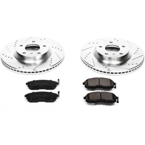 Power Stop 03-05 Infiniti G35 Front & Rear Z23 Evolution Sport Brake Kit (1x psbK3140, 1x psbK103)