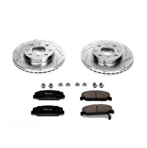 Power Stop 96-00 Honda Civic Front & Rear Z23 Evolution Sport Brake Kit (1x psbKOE15309DK, 1x psbK699)