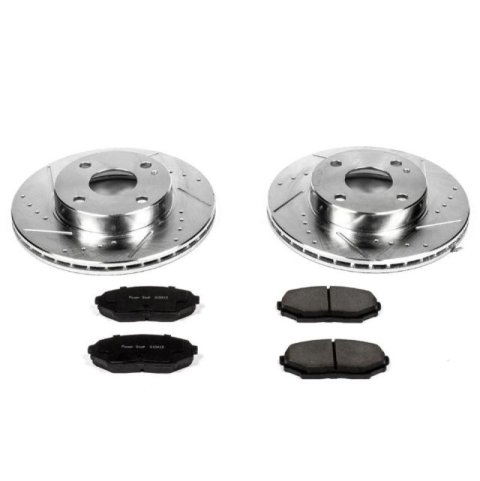 Power Stop 90-93 Mazda Miata Front & Rear Z23 Evolution Sport Brake Kit (1x psbK717, 1x psbK719)