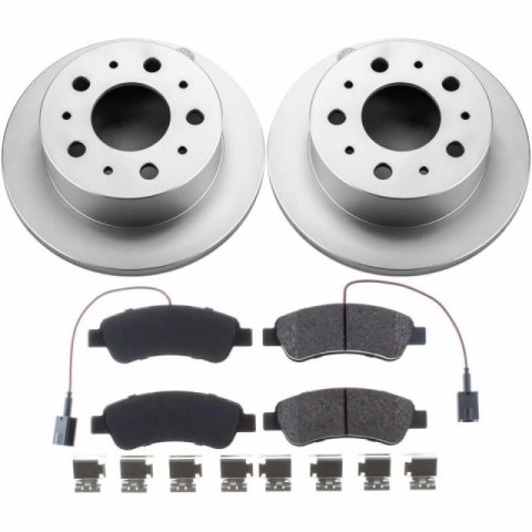Power Stop 2019 Ram ProMaster 2500 Front & Rear Z17 Evolution Geomet Coated Brake Kit (1x psbCRK7303, 1x psbCRK7310)