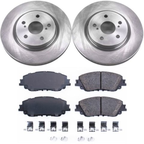 Power Stop 2019 Lexus ES350 Front & Rear Autospecialty Brake Kit (1x psbKOE8333, 1x psbKOE7895)