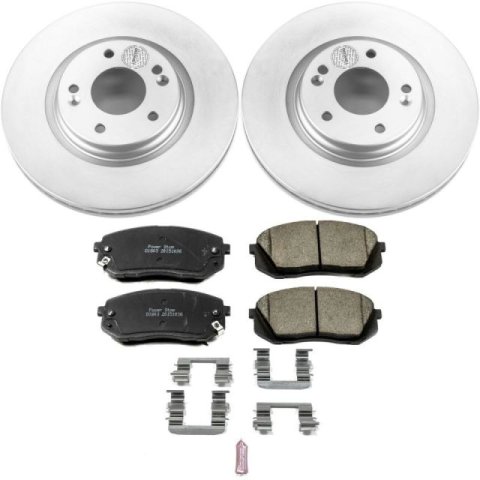Power Stop 2016 Hyundai Sonata Front & Rear Z17 Evolution Geomet Coated Brake Kit (1x psbCRK6982, 1x psbCRK7505)