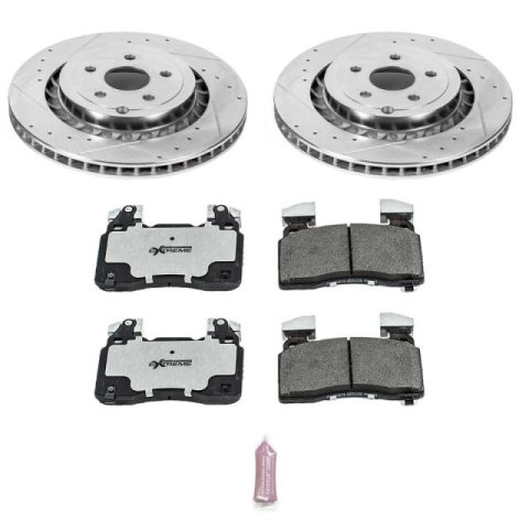 Power Stop 2014 Chevrolet SS Front & Rear Z26 Street Warrior Brake Kit (1x psbK7007-26, 1x psbK5528-26)