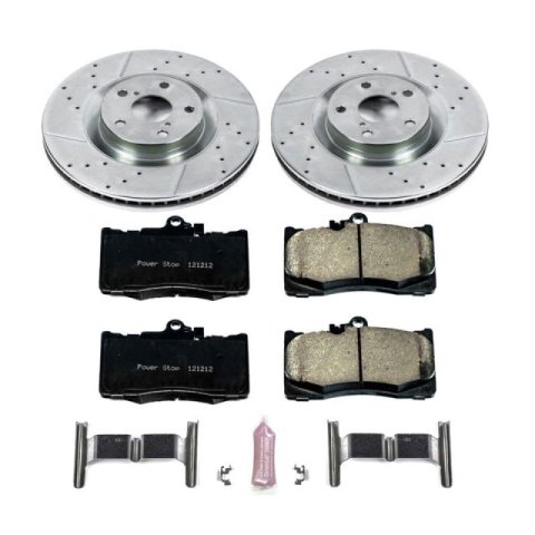 Power Stop 2013 Lexus IS350 Front & Rear Z23 Evolution Sport Brake Kit (1x psbK2977, 1x psbK6355)