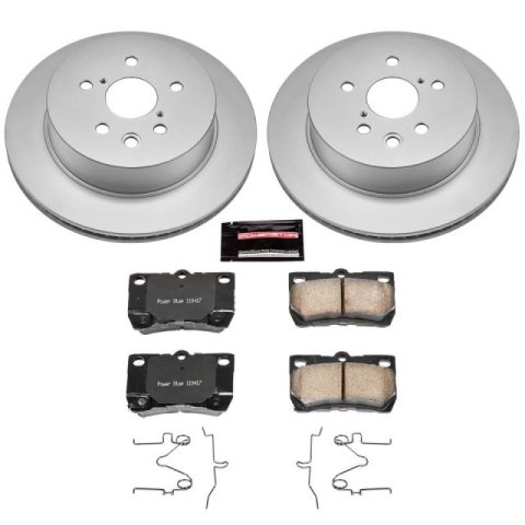 Power Stop 2013 Lexus IS350 Front & Rear Z17 Evolution Geomet Coated Brake Kit (1x psbCRK6355, 1x psbCRK2977)