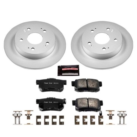 Power Stop 2012 Honda Civic Front & Rear Z17 Evolution Geomet Coated Brake Kit (1x psbCRK6319, 1x psbCRK1243)