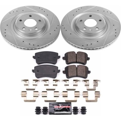Power Stop 2012 Audi A7 Quattro Front & Rear Z23 Evolution Sport Brake Kit (1x psbK6001, 1x psbK6140)