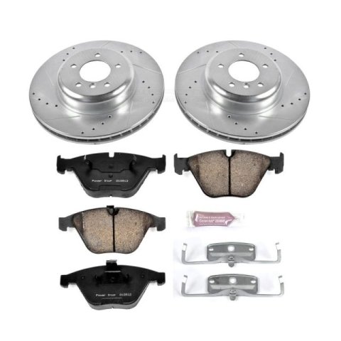 Power Stop 2011 BMW 335d Front & Rear Z23 Evolution Sport Brake Kit (1x psbK045, 1x psbK6055)