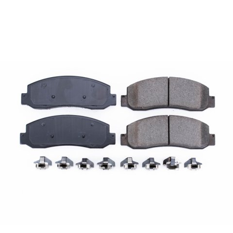 Power Stop 2010 Ford F-350 Super Duty Front & Rear Z2017 Coated Brake Kit (2x psbAR85107EVC, 2x psbAR85116EVC, 1x psb17-1069, 1x psb17-1334)
