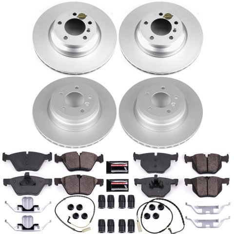 Power Stop 2006 BMW 330xi Front & Rear Z23 Evolution Sport Coated Brake Kit (1x psbCRK045, 1x psbCRK5767)