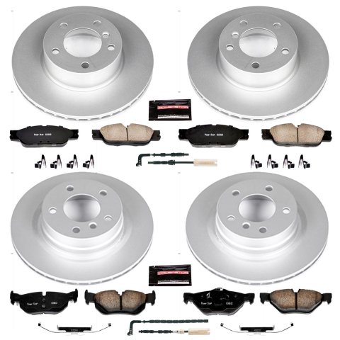 Power Stop 2006 BMW 325i Front & Rear Z23 Evolution Sport Coated Brake Kit (1x psbCRK044, 1x psbCRK3087)