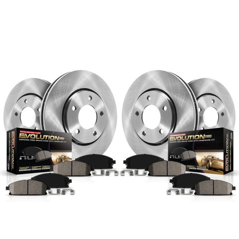 Power Stop 99-04 Ford F-550 Super Duty Front & Rear Autospecialty Brake Kit (2x psbAR8581, 2x psbAR8569, 2x psb17-777)