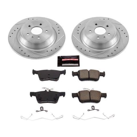 Power Stop 17-19 Ford Escape Front & Rear Z23 Evolution Sport Brake Kit (1x psbK6349, 1x psbK7723)
