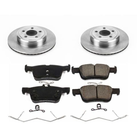 Power Stop 17-19 Ford Escape Front & Rear Autospecialty Brake Kit (1x psbKOE4575, 1x psbKOE7723)