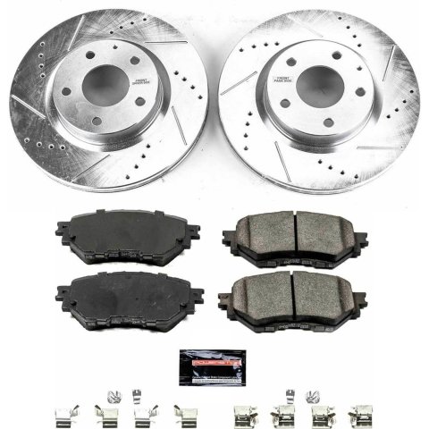 Power Stop 17-18 Mazda 3 Front & Rear Z23 Evolution Sport Brake Kit (1x psbK7517, 1x psbK7515)