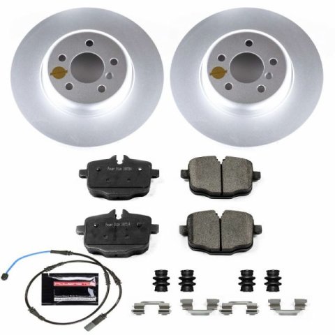 Power Stop 17-18 BMW 640i Front & Rear Z23 Evolution Sport Coated Brake Kit (1x psbCRK6037, 1x psbCRK7163)