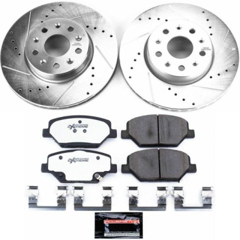 Power Stop 16-19 Chevrolet Camaro Front & Rear Z26 Street Warrior Brake Kit (1x psbK7295-26, 1x psbK7289-26)