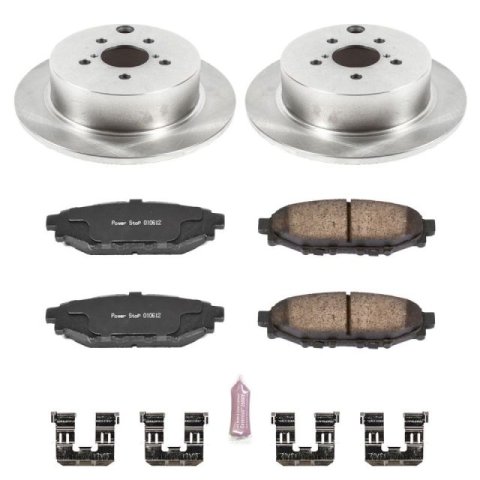 Power Stop 16-17 Subaru Crosstrek Front & Rear Autospecialty Brake Kit (1x psbKOE6107, 1x psbKOE6082)