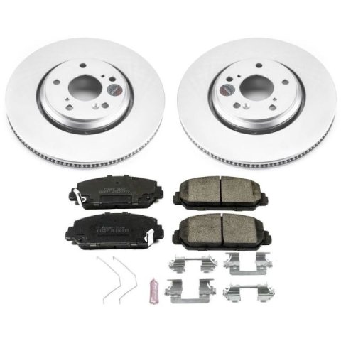 Power Stop 16-17 Honda Accord Front & Rear Z17 Evolution Geomet Coated Brake Kit (1x psbCRK5368, 1x psbCRK7347)