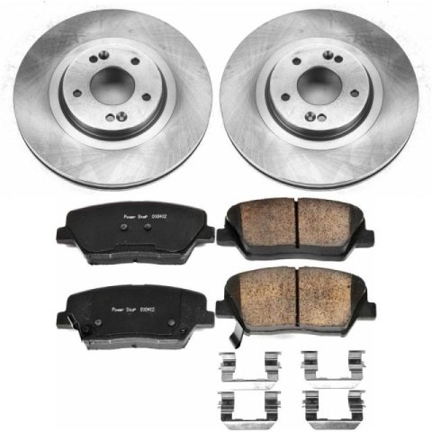 Power Stop 15-19 Kia Sorento Front & Rear Autospecialty Brake Kit (1x psbKOE7062, 1x psbKOE7064)