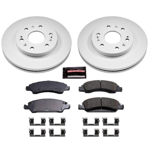 Power Stop 15-19 Cadillac Escalade Front & Rear Z17 Evolution Geomet Coated Brake Kit (1x psbCRK6562, 1x psbCRK2069)