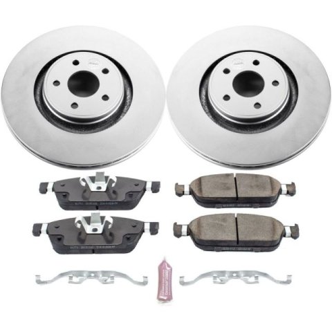 Power Stop 15-18 Ford Focus Front & Rear Z17 Evolution Geomet Coated Brake Kit (1x psbCRK7147, 1x psbCRK5975)