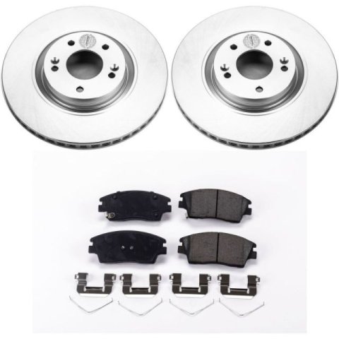 Power Stop 15-17 Hyundai Tucson Front & Rear Z17 Evolution Geomet Coated Brake Kit (1x psbCRK6936, 1x psbCRK7343)