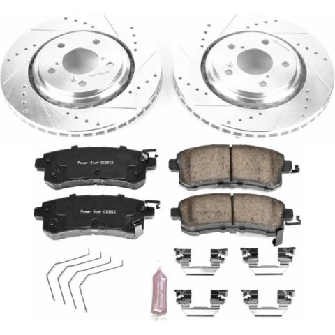 Power Stop 15-17 Honda Odyssey Front & Rear Z23 Evolution Sport Brake Kit (1x psbK4685, 1x psbK6959)