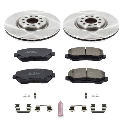 Power Stop 15-17 Chrysler 200 Front & Rear Autospecialty Brake Kit (1x psbKOE6543, 1x psbKOE6538)