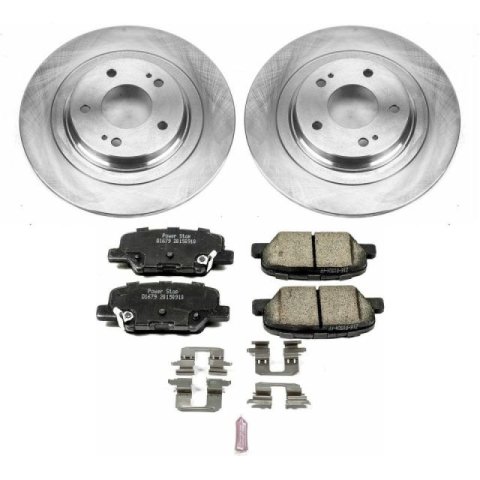 Power Stop 14-18 Mitsubishi Outlander Front & Rear Autospecialty Brake Kit (1x psbKOE3032, 1x psbKOE6976)