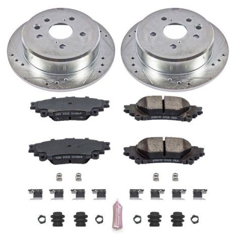 Power Stop 14-15 Lexus IS250 Front & Rear Z23 Evolution Sport Brake Kit (1x psbK6930, 1x psbK2406)