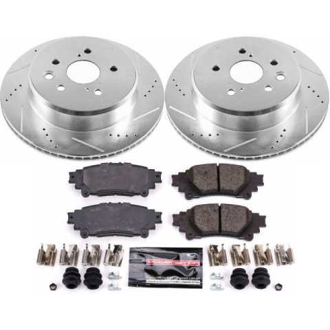 Power Stop 13-19 Lexus GS350 Front & Rear Z23 Evolution Sport Brake Kit (1x psbK6514, 1x psbK6355)