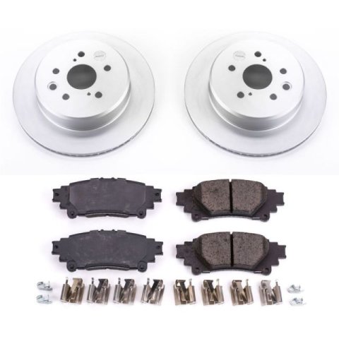 Power Stop 13-19 Lexus GS350 Front & Rear Z17 Evolution Geomet Coated Brake Kit (1x psbCRK6355, 1x psbCRK6514)