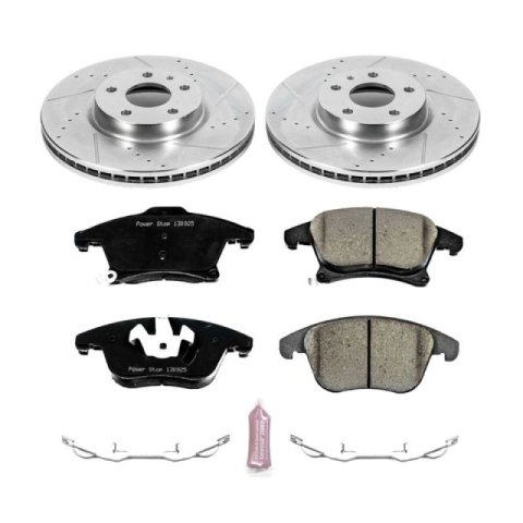 Power Stop 13-19 Ford Fusion Front & Rear Z23 Evolution Sport Brake Kit (1x psbK6399, 1x psbK6559)