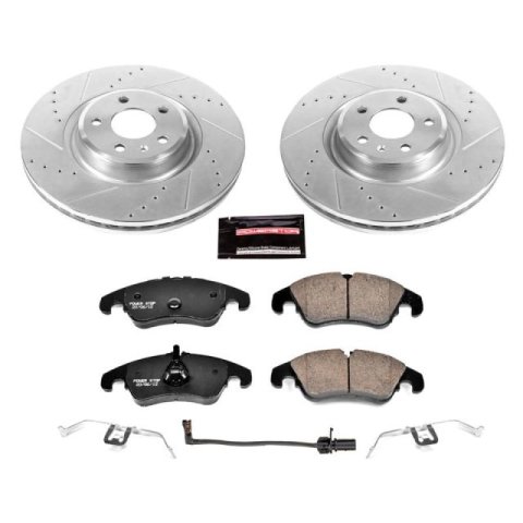 Power Stop 13-16 Audi Q5 Front & Rear Z23 Evolution Sport Brake Kit (1x psbK5678, 1x psbK6140)