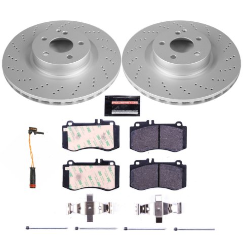 Power Stop 13-14 Mercedes-Benz E350 Front & Rear Euro-Stop Brake Kit (1x psbESK5626, 1x psbESK6640)