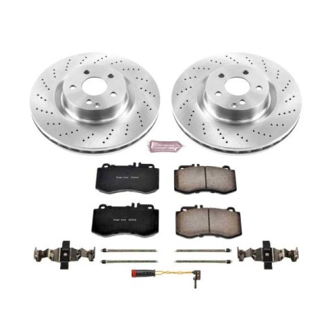 Power Stop 13-14 Mercedes-Benz E350 Front & Rear Autospecialty Brake Kit (1x psbKOE5626, 1x psbKOE6640)