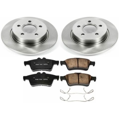 Power Stop 12-18 Ford Focus Front & Rear Autospecialty Brake Kit (1x psbKOE5976, 1x psbKOE5975)
