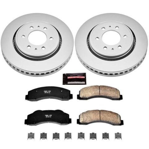 Power Stop 12-18 Ford F-150 Front & Rear Z17 Evolution Geomet Coated Brake Kit (1x psbCRK3167, 1x psbCRK6271)