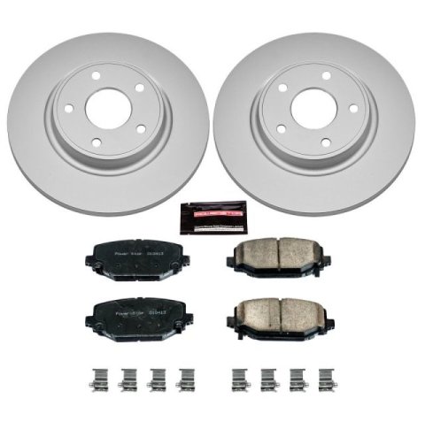 Power Stop 12-16 Chrysler Town & Country Front & Rear Z17 Evolution Geomet Coated Brake Kit (1x psbCRK5959, 1x psbCRK5961)