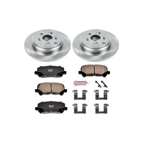 Power Stop 12-15 Honda Pilot Front & Rear Autospecialty Brake Kit (1x psbKOE5839, 1x psbKOE5370)