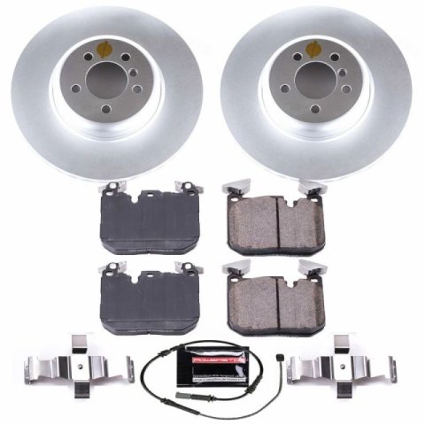 Power Stop 12-15 BMW 335i Front & Rear Z23 Evolution Sport Coated Brake Kit (1x psbCRK7435, 1x psbCRK6672)