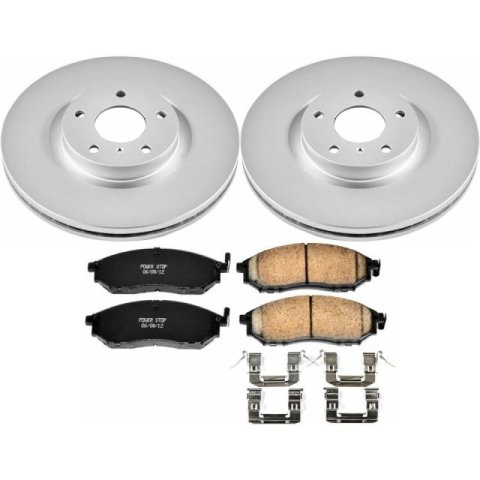 Power Stop 12-13 Infiniti M35h Front & Rear Z17 Evolution Geomet Coated Brake Kit (1x psbCRK112, 1x psbCRK2427)