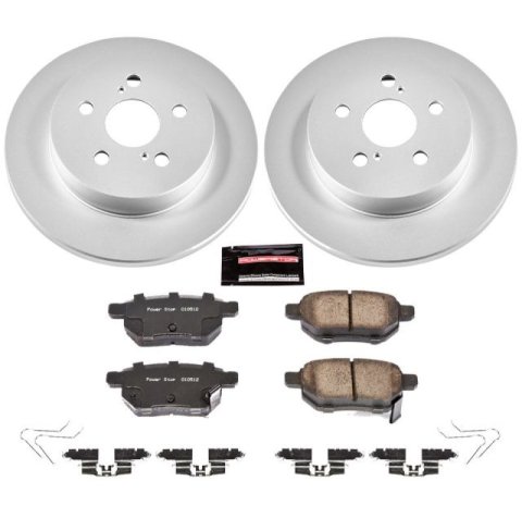 Power Stop 11-17 Lexus CT200h Front & Rear Z17 Evolution Geomet Coated Brake Kit (1x psbCRK5870, 1x psbCRK5503)