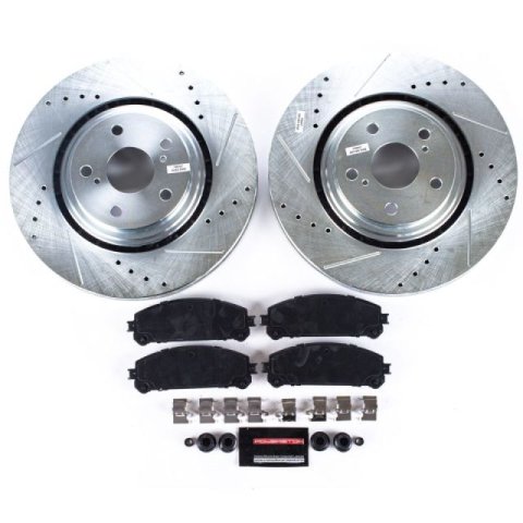 Power Stop 10-15 Lexus RX350 Front & Rear Z23 Evolution Sport Brake Kit (1x psbK5864, 1x psbK4713)