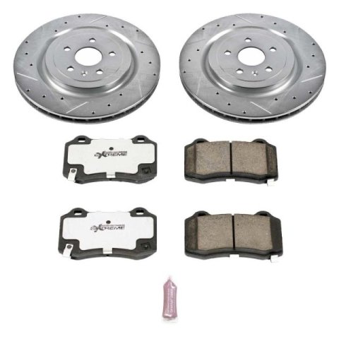 Power Stop 10-15 Chevrolet Camaro Front & Rear Z26 Street Warrior Brake Kit (1x psbK5602-26, 1x psbK3019-26)