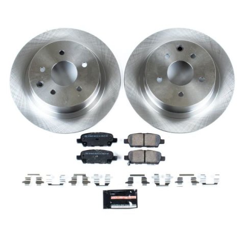Power Stop 10-13 Nissan Altima Front & Rear Autospecialty Brake Kit (1x psbKOE241, 1x psbKOE098)