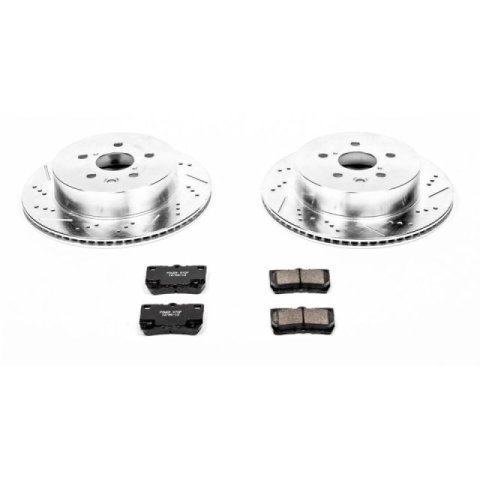 Power Stop 10-13 Lexus IS250 Front & Rear Z23 Evolution Sport Brake Kit (1x psbK2977, 1x psbK2406)