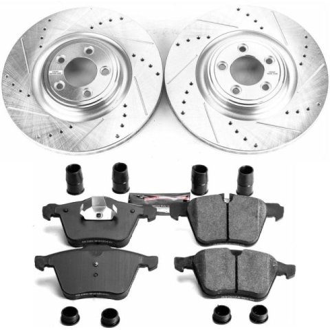 Power Stop 10-12 Jaguar XK Front & Rear Z23 Evolution Sport Brake Kit (1x psbK6282, 1x psbK4612)