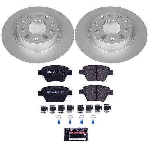Power Stop 10-12 Audi A3 Front & Rear Euro-Stop Brake Kit (1x psbESK5667, 1x psbESK2259)
